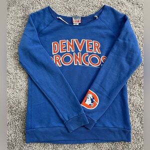 Denver Broncos Sweatshirt- Junk Food Clothing- Size Large